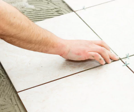 Pose de carrelage à Sarrebourg